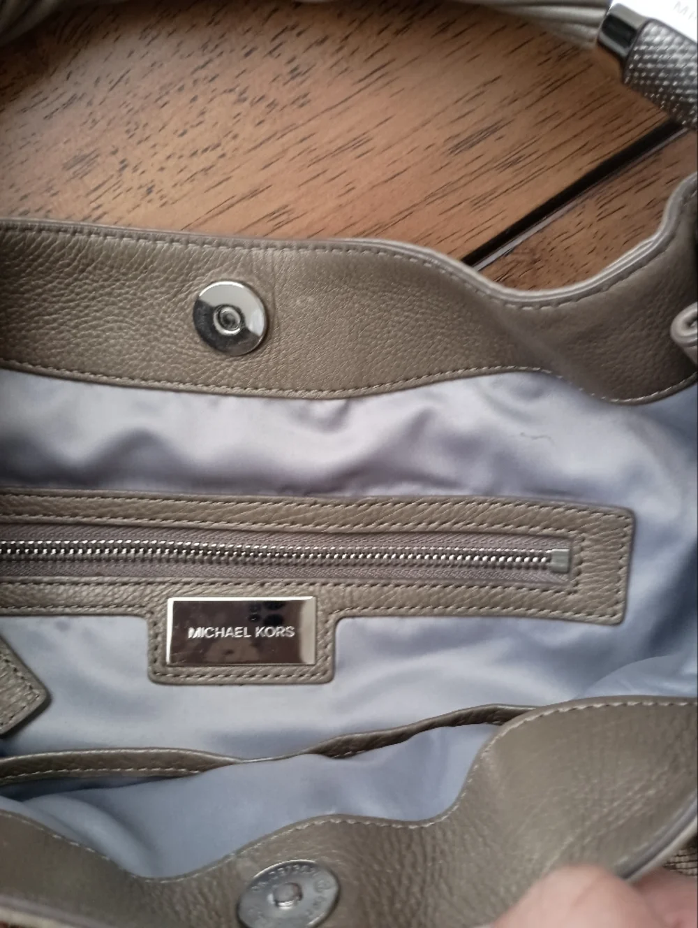 Michael Kors Collection Tonne Taupe Shoulder Hobo Bag